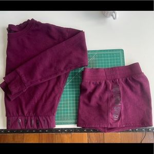 Victoria Sport set🌺 short and crop sweater outfit